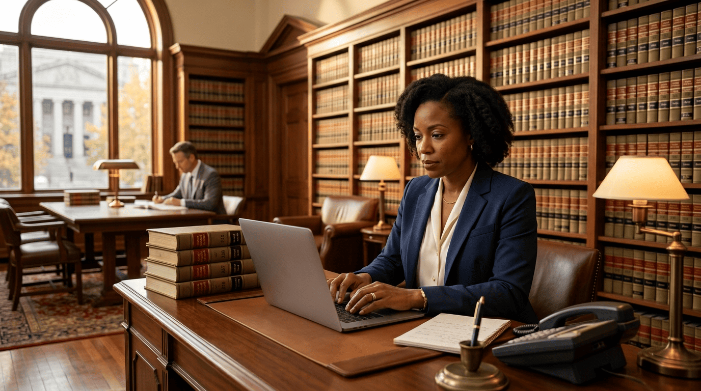 A hybrid workflow pairing AI research with a lawyer's counsel