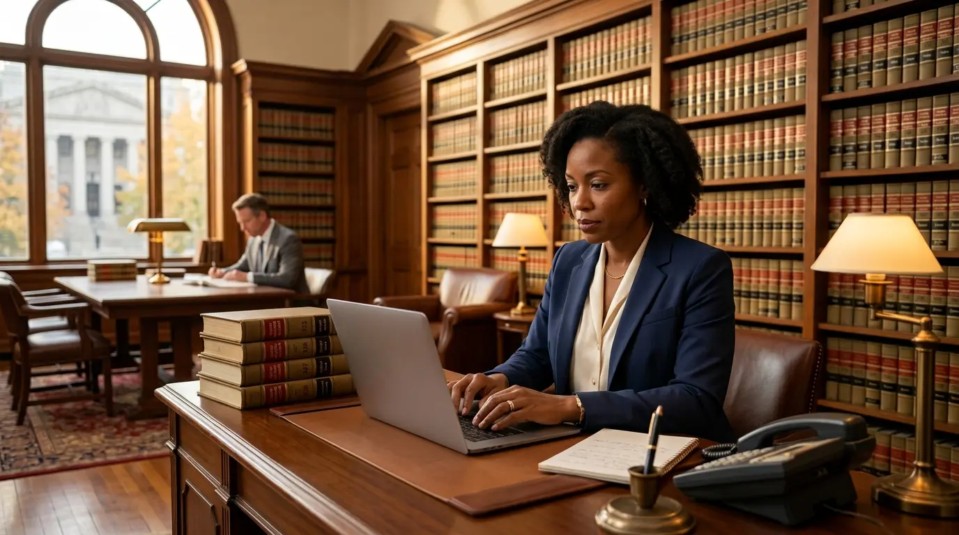 A hybrid workflow pairing AI research with a lawyer's counsel