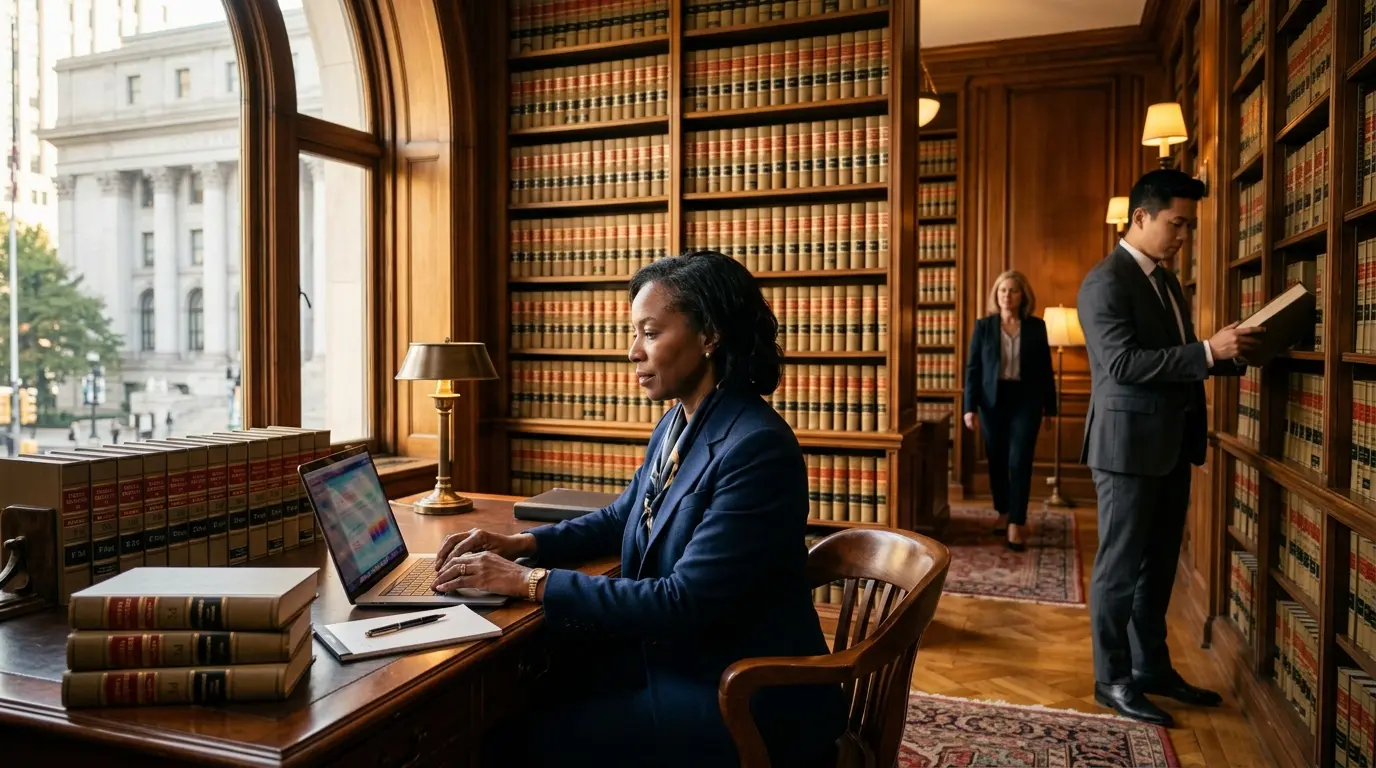 A purpose-built AI legal research workstation